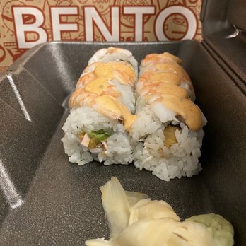 Bento Asian Kitchen + Sushi - Miami Roll  steamed shrimp, krab delite**, shrimp tempura, avocado, spicy mayo - Sushi Bars Near Me - Pembroke Pines, Florida