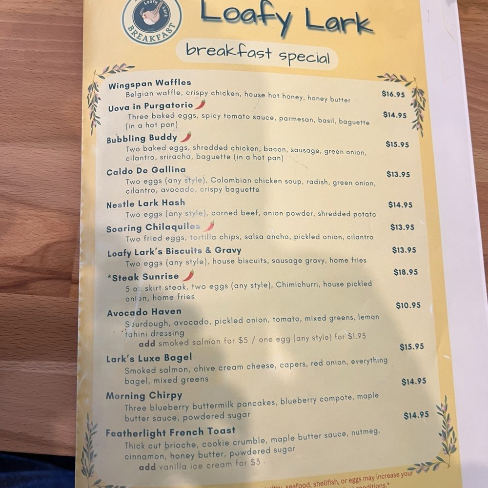 Menu Menu