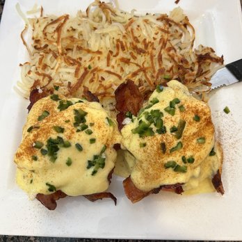 Village Grill - Bacon Jalepeno Benedict - Diners Near Me - Royal Oak, Michigan Village Grill - Bacon Jalepeno Benedict - Diners Near Me - Royal Oak, Michigan