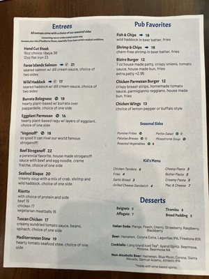 Menu photo 1 Bistro Tupaz San Jose, CA