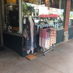 French Hen Boutique - Sidewalk shopping