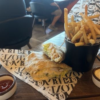 Blackstone Kitchen - Chicken Cesar wrap - New American Near Me - Corona, California