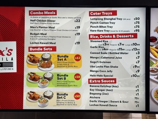 Menu photo 1 Max's To Go Los Angeles, CA Menu photo 1 Max's To Go Los Angeles, CA