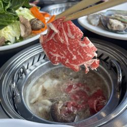 Maki Shabu - Marbled Wagyu beef, it's the best!