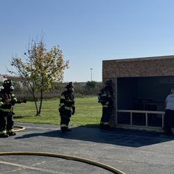 West Central Fire District - Live burn