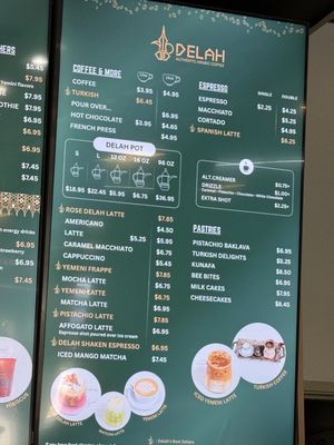 Menu photo 2 Delah Coffee Dublin, CA