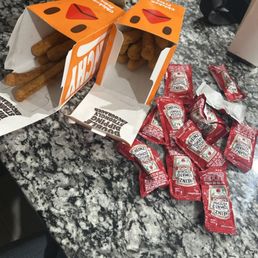 thank you for the ketchup i didn't ask for!!