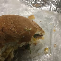 Theres the booger No its not mustard. Initially i thought it was part of the tomato so i left it be til i poked at it.... SO DISGUSTING Theres the booger No its not mustard. Initially i thought it was part of the tomato so i left it be til i poked at it.... SO DISGUSTING