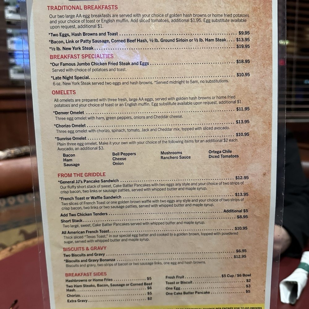 Branding Iron Cafe - 11/24-Late Night Dining Menu - Mexican Near Me - Reno, Nevada