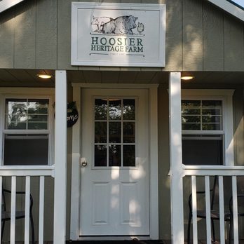 Hoosier Heritage Farm - Outside of shop - Meat Shops Near Me - Noblesville, Indiana Hoosier Heritage Farm - Outside of shop - Meat Shops Near Me - Noblesville, Indiana