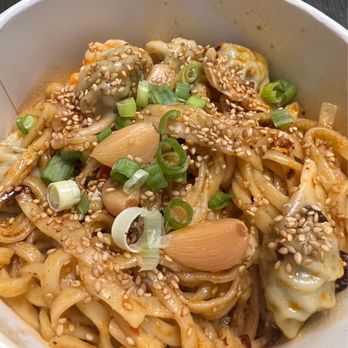 Wow Spaghetti - Spicy Chili Garlic with Wontons - Fast Food Near Me - Westminster, California Wow Spaghetti - Spicy Chili Garlic with Wontons - Fast Food Near Me - Westminster, California
