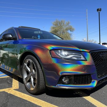 Finesse Pros - Oil slick Audi A4 Avant - Mobile Dent Repair Near Me