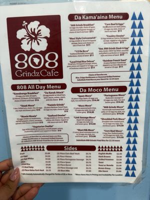 Menu photo 8 808 Grindz Cafe Kailua-Kona, HI