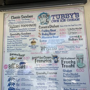 Tubby's - Ice Cream & Frozen Yogurt Near Me - Wayne, Maine