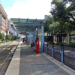 Ensemble/HCC METRORail light rail - Ensemble/HCC METRORail light rail station in Houston, TX