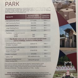 Pinckneyville Park Community Recreation Center - Facility community room rates