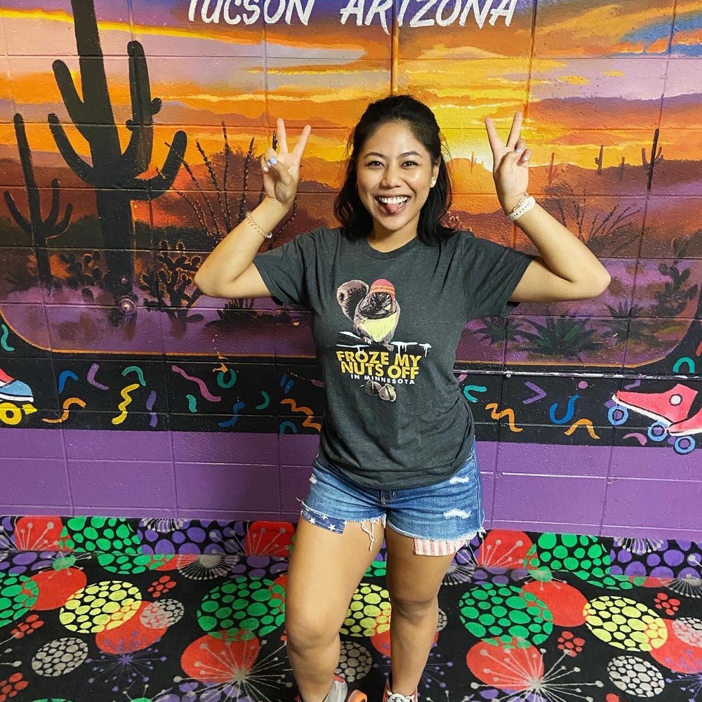 Their mural for pics!