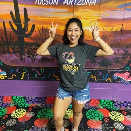 Their mural for pics! Their mural for pics!