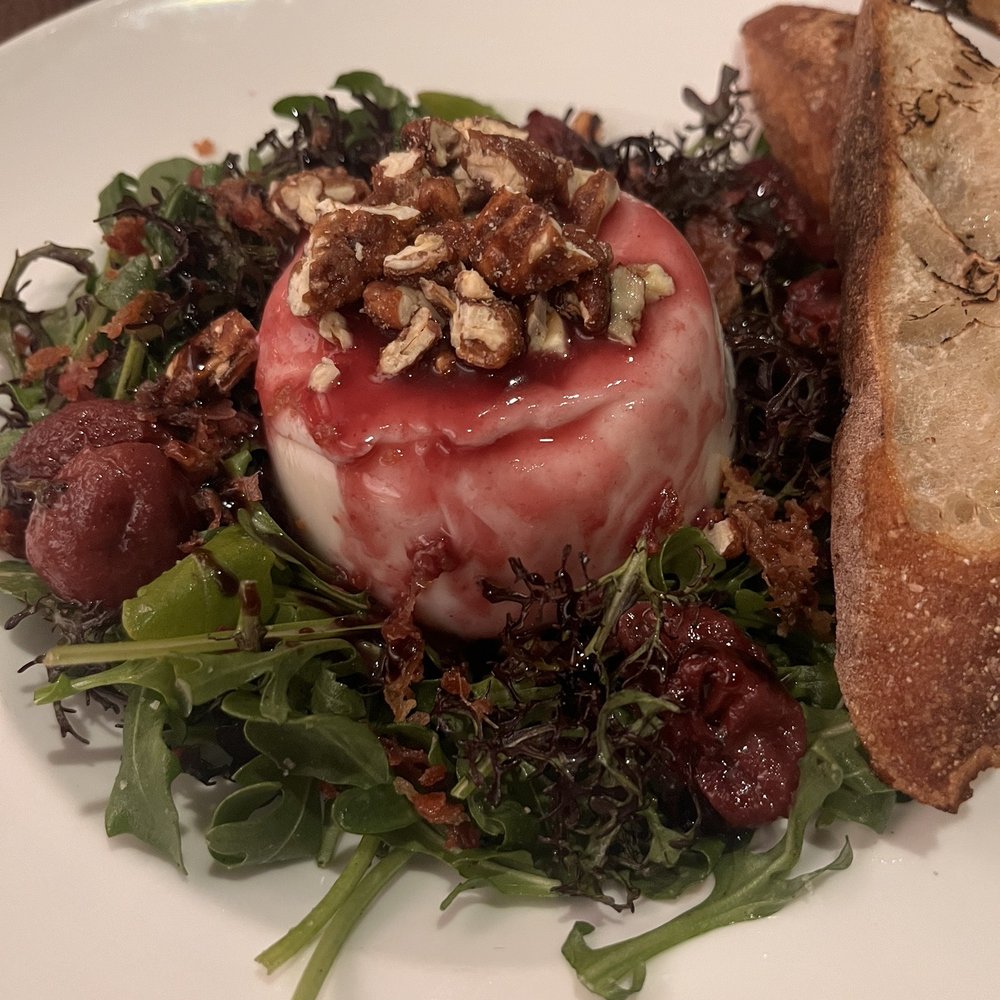 Harvest Table - Burrata, the creamiest I've ever eaten! - New American Near Me - St Helena, California