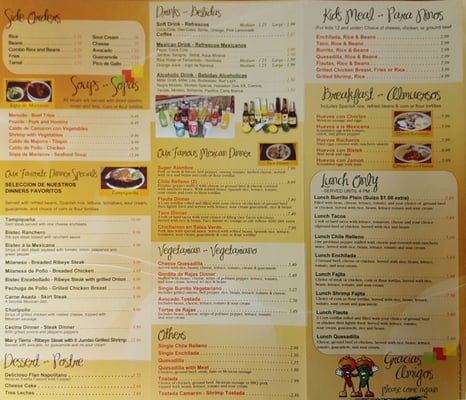Menu photo 2 El Salitre Schiller Park, IL