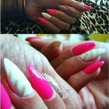 La Moda Nail and Spa - Gel polish on natural nails by Amy at La Moda, July 2016. Another satisfied customer! - Nail Salons Near Me - Merchantville, New Jersey