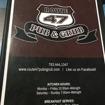 Route 47 Pub & Grub - Pubs Near Me - Fridley, Minnesota Route 47 Pub & Grub - Pubs Near Me - Fridley, Minnesota
