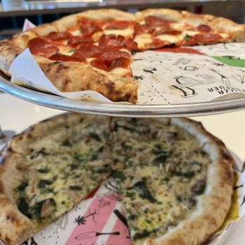 Pitfire Pizza - ZOE'S PEPPERONI and PESTO CHICKEN pizzas - Pizza Near Me - Carlsbad, California Pitfire Pizza - ZOE'S PEPPERONI and PESTO CHICKEN pizzas - Pizza Near Me - Carlsbad, California