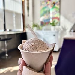 Tara's Organic Ice Cream - Cookies & coffee ice cream