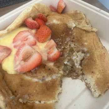 First Watch - This is my to go order - someone obviously ate a piece and they plated it to go. - Breakfast & Brunch Near Me - Henderson, Nevada