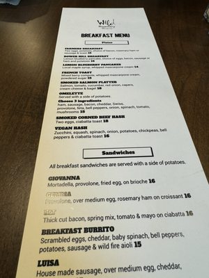 Menu photo 1 Wild Rosemary Bistro Pittsburgh, PA Menu photo 1 Wild Rosemary Bistro Pittsburgh, PA