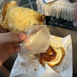 Dunkin' - Plastic from cheese