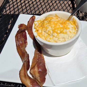 The French Press - Cheese grits and bacon - Cafes Near Me - Aurora, Colorado The French Press - Cheese grits and bacon - Cafes Near Me - Aurora, Colorado