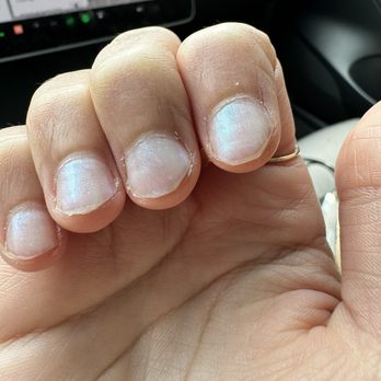 Nail Center & Spa - A picture of how bad they did my nails - Nail Salons Near Me - Santa Ana, California Nail Center & Spa - A picture of how bad they did my nails - Nail Salons Near Me - Santa Ana, California