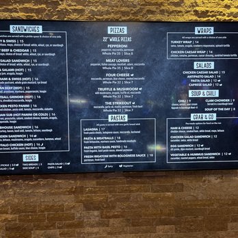 Corner Deli & Pizza - a menu on the wall - Pizza Near Me - El Cajon, California Corner Deli & Pizza - a menu on the wall - Pizza Near Me - El Cajon, California