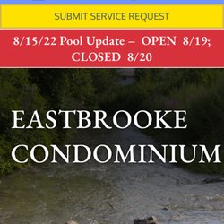 Kenrick Corporation - 11:30am on 8/24 website had no pool closure update posted - have to drive there to find out a parking sign states pool is closed (again)