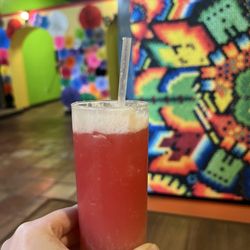 The Flamingo! Watermelon redbull, coconut, pineapple mocktail!