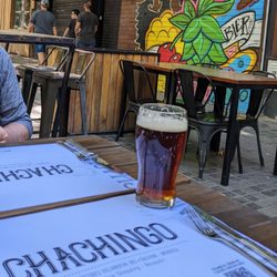 Chachingo - Amber ale tasted metallic. Yuck.