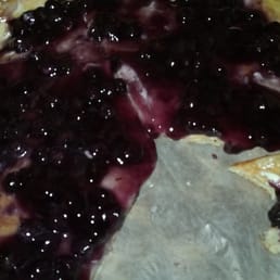 Mind blowing blueberry cheesecake pizza! Even better cold the next day mmmm Mind blowing blueberry cheesecake pizza! Even better cold the next day mmmm