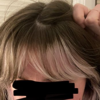 Gold + Arrow Salon - BEFORE: more grow out and visibly platinum - Hair Salons Near Me - Portland, Oregon