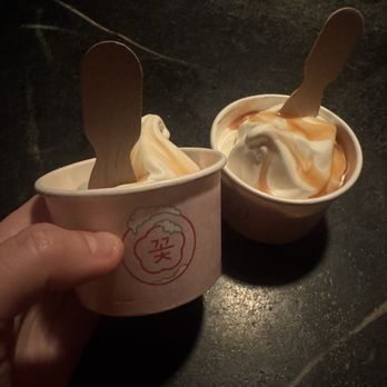 COTE Korean Steakhouse - Soy sauce caramel vanilla ice cream - Korean Near Me - New York, New York