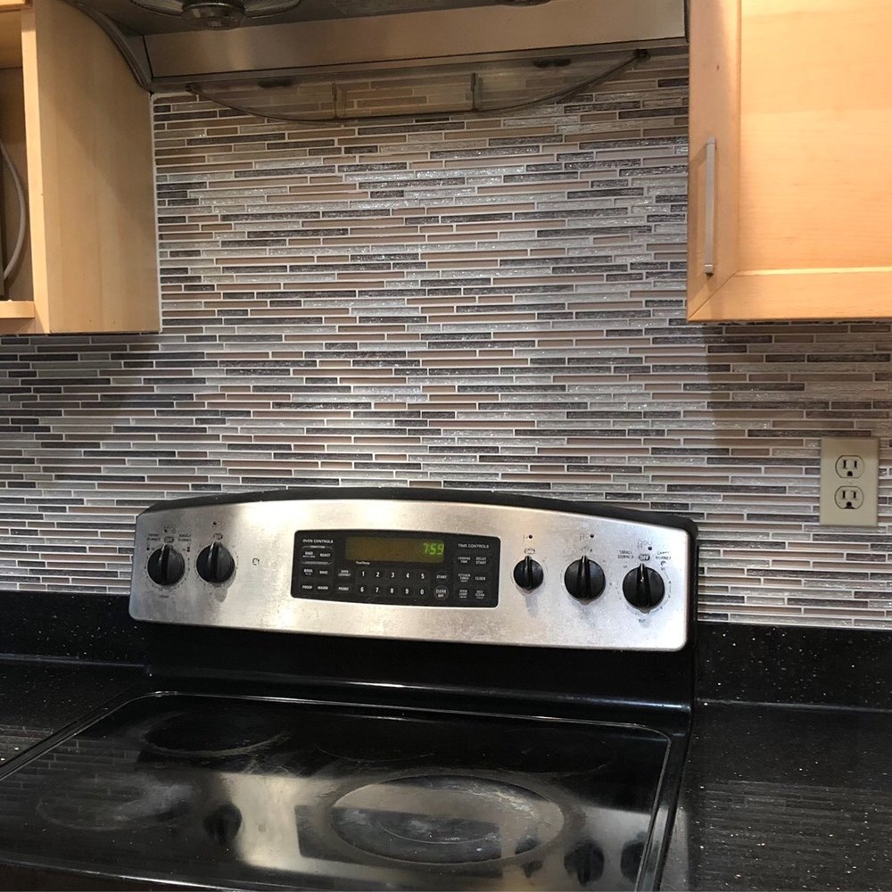 A&O Construction - A&O installed the glass tiles backsplash. - General Contractors Near Me - San Jose, California