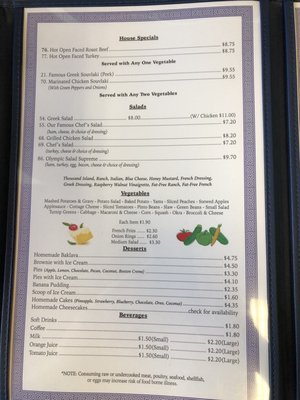 Menu photo 7 Olympic Family Restaurant Colfax, NC Menu photo 7 Olympic Family Restaurant Colfax, NC