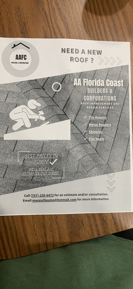 Slide of AA Florida Coast Builders