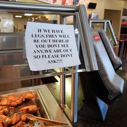 KFC - Nasty note