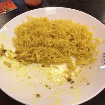 Gogi's Cafe - Plate without the aloo gobi. - Indian Near Me - Chico, California