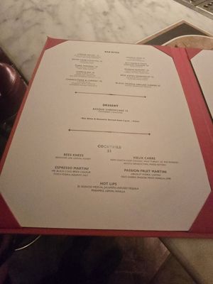 Menu photo 1 The Reserve Bar Las Vegas, NV Menu photo 1 The Reserve Bar Las Vegas, NV