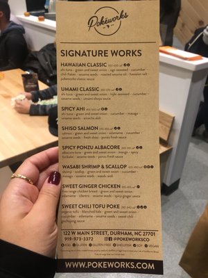 Menu photo 8 Pokeworks Durham, NC