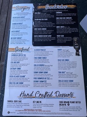Menu photo 7 Ocean Deck Daytona Beach, FL