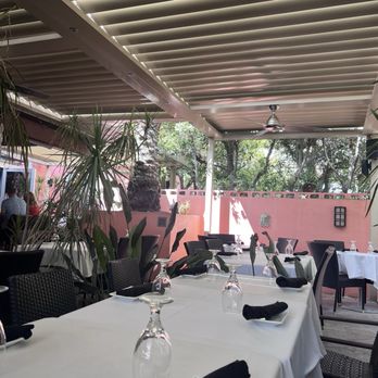 The Tropicale - Outside patio - New American Near Me - Palm Springs, California The Tropicale - Outside patio - New American Near Me - Palm Springs, California