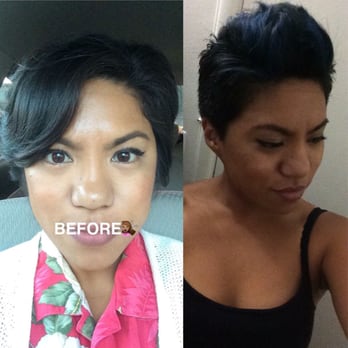 Amanda Marie - The faux-hawk with blue balayage was something I've always just really wanted to try and Amanda delivered! She's amazing! - Hair Stylists Near Me - Long Beach, California